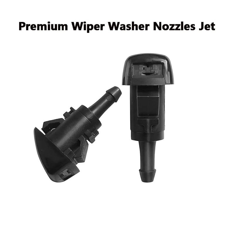 AMFRNE 5303834AB Patriot Premium Wiper Washer Nozzles Fit for 2008-2017 Jeep Patriot MK74 Windshield Washer Fluid Jet Nozzle | Easy to Install | 2 Pack, Ref 5303834AA, Replace for Jeep Patriot Accessories - Image 4